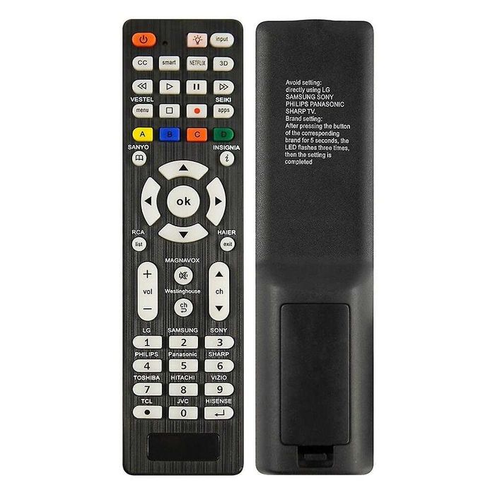 Comando universal tv televisão LG Samsung Sony Panasonic Toshiba Philips NOVO