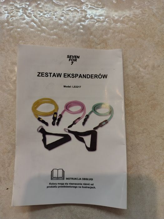 Zestaw ekspanderów gumy do ćwiczeń Seven for 7 | NOWE