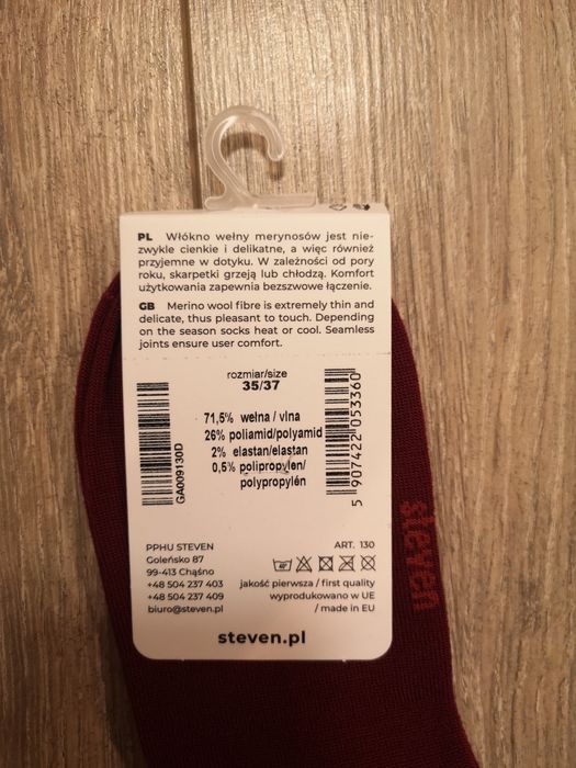 2x Skarpetki merino wool wełniane damskie NOWE
