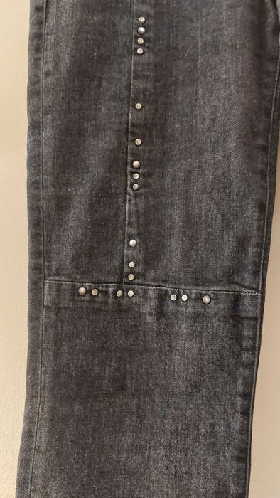 jeansy boyfriend Diesel z ćwiekami