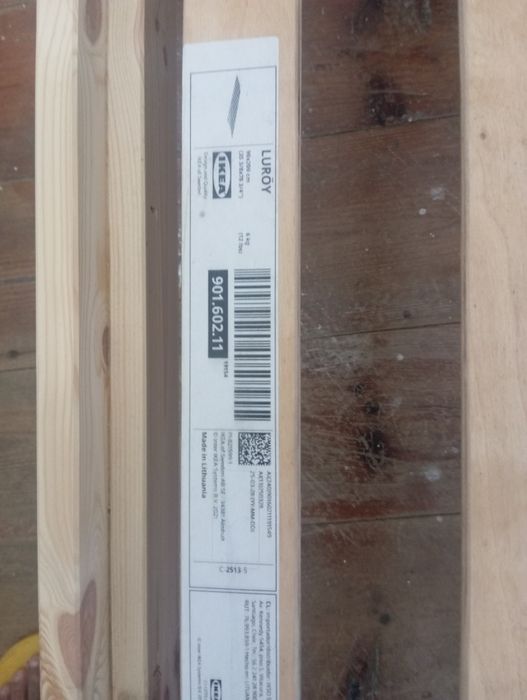Cama ikea LUROY com colchão VESTMARKA