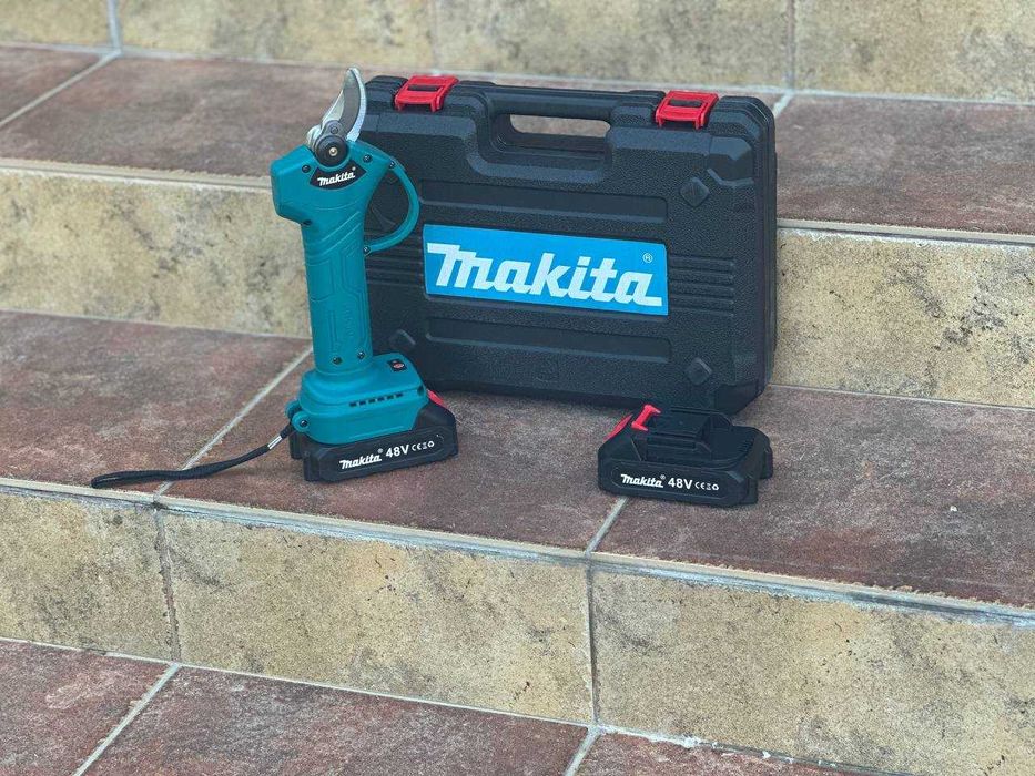 Секатор электрический. Секатор аккумуляторный. Секатор на аккумуляторе