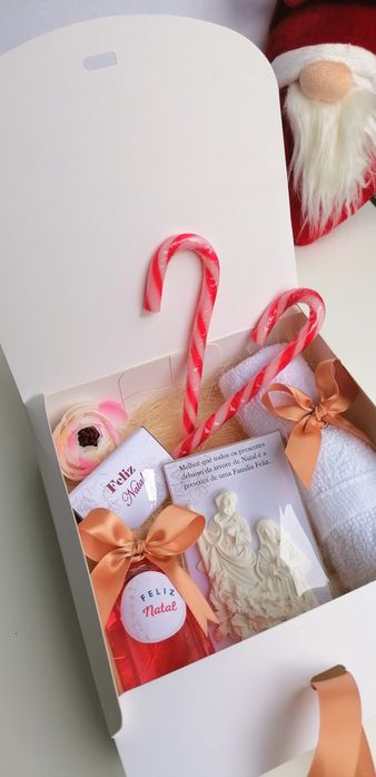 Mini cabaz de Natal, prendas para Padrinhos, família educadoras e auxi