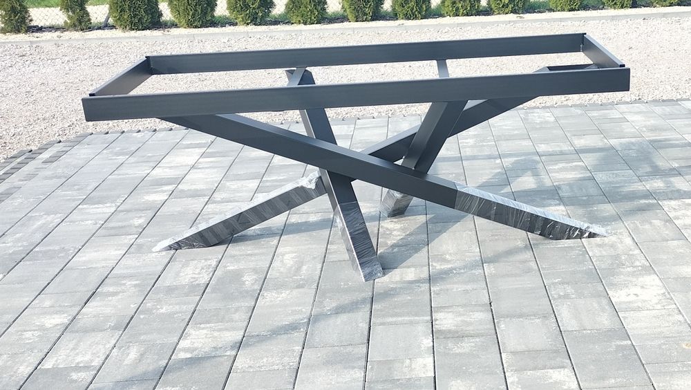 Noga metalowa pająk, stół pająk, krzyżak, stół na taras