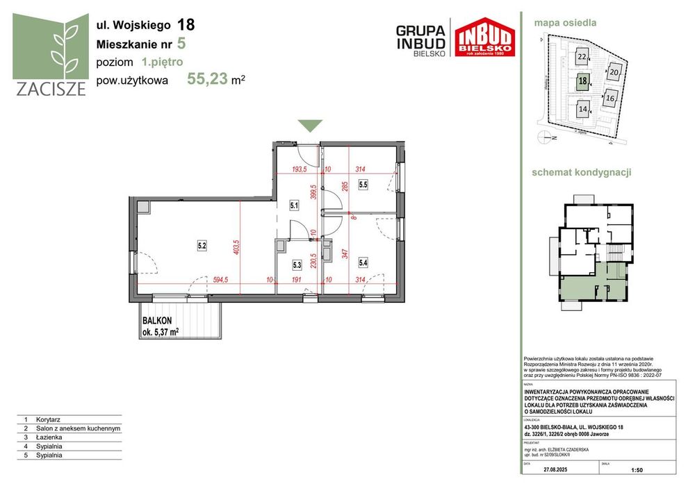 Apartamenty Zacisze | mieszkanie 3-pok. | B2.5 - View 2