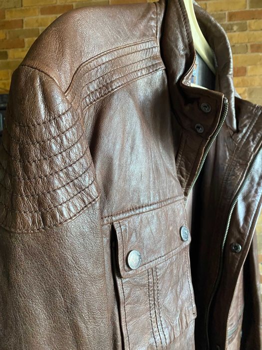Кожаная куртка мужская (новая)