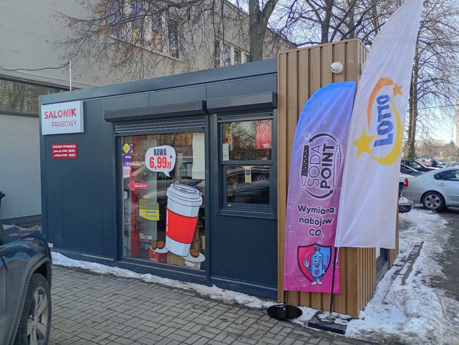 SODA POINT Warszawa, Powstańców Śląskich 9 Wymiana nabojów CO2