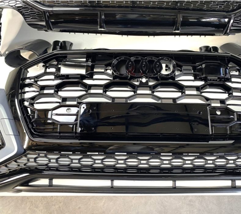 Комплект обвес RSQ8 для Audi Q8 4M 2018-2023 бампер передний задний