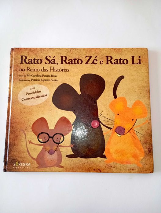 Rato Sá, Rato Zé e Rato Li no treino das Histórias