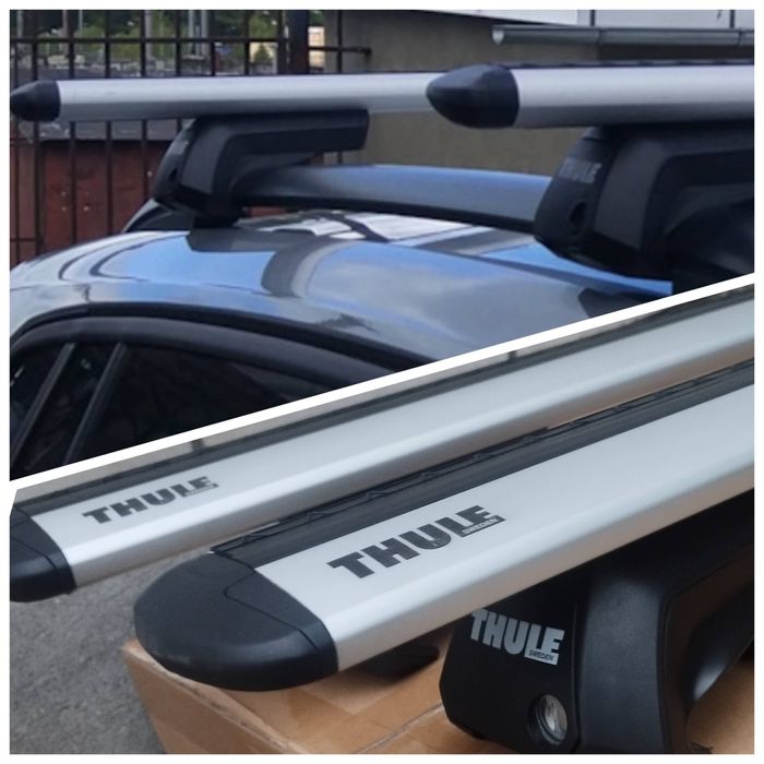Багажник Thule 7104 Raised Rail WingBar Evo на рейлинги.