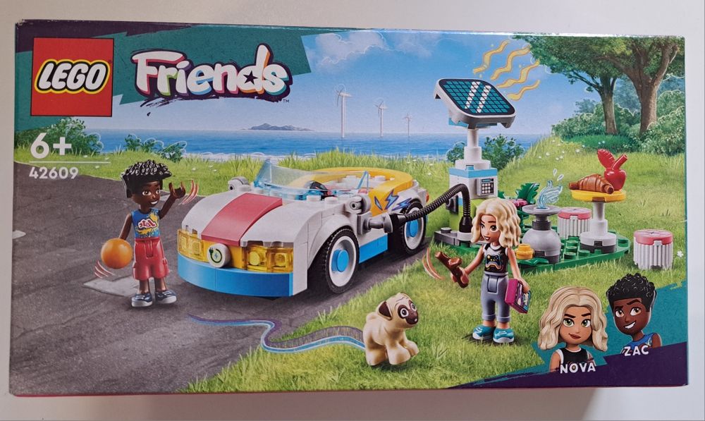 Lego 42609 Friends Samochód Elektryczny Ze Stacją Ładującą