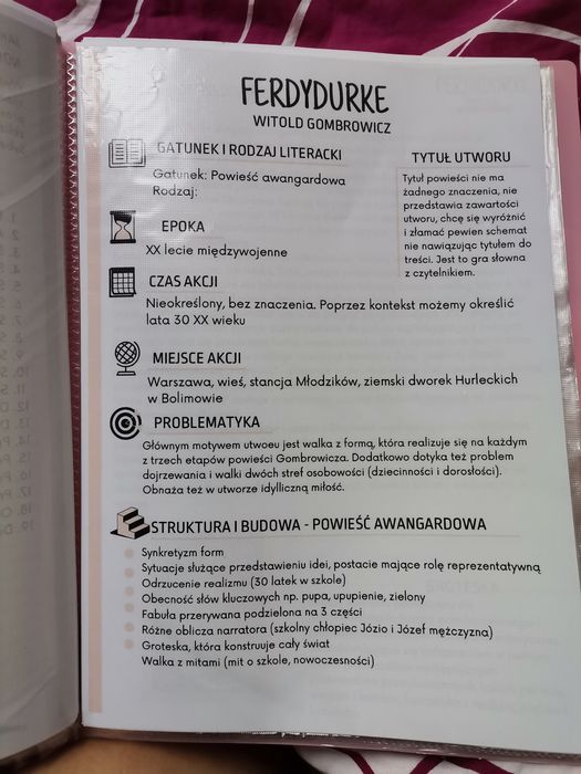Zestaw opracowań  5 najważniejszych lektur na MATURĘ!