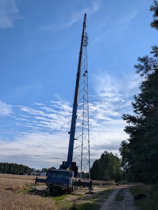 Usługi dźwigowe do 110 ton