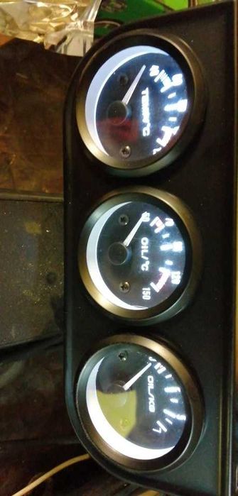 Triplo kit manómetros