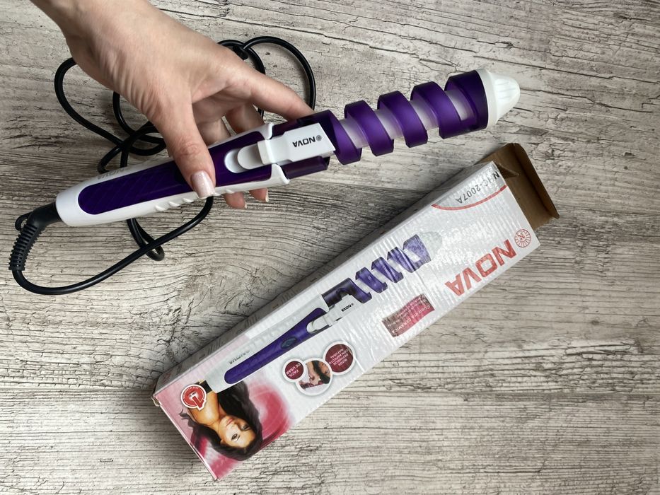 Спіральна плойка для локонів - Nova NHC-2007A