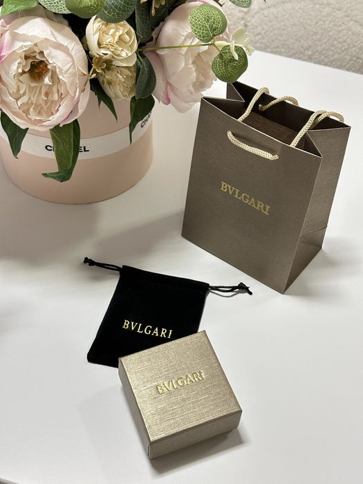 Упаковка для украшений коробка пакет пильник bvlgari булгари bvlgary