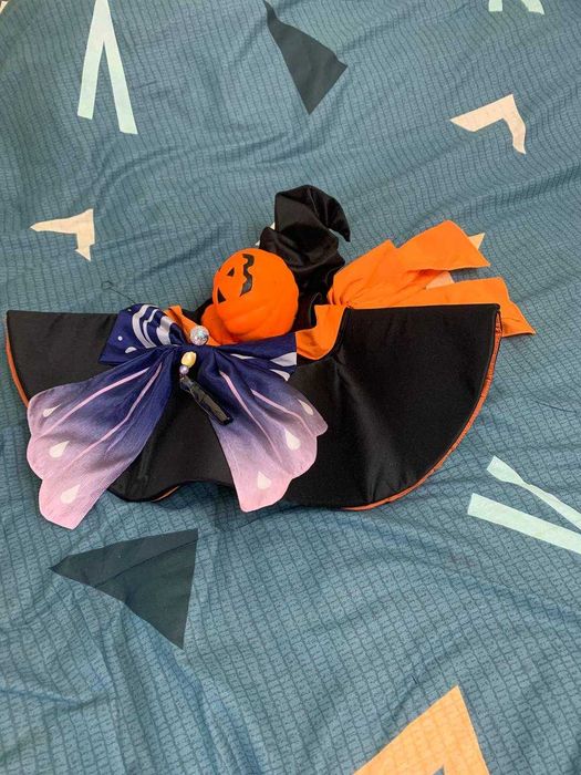 Костюм відьми / Halloween, сукня + капелюх + колготки, 3XL (китайський розмір), по замірам L