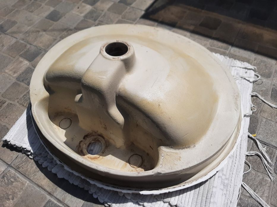 Lavatório oval Sanitana rosa