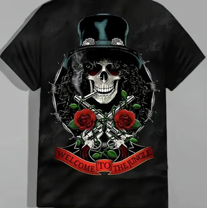 Tshirt joy division & guns n roses