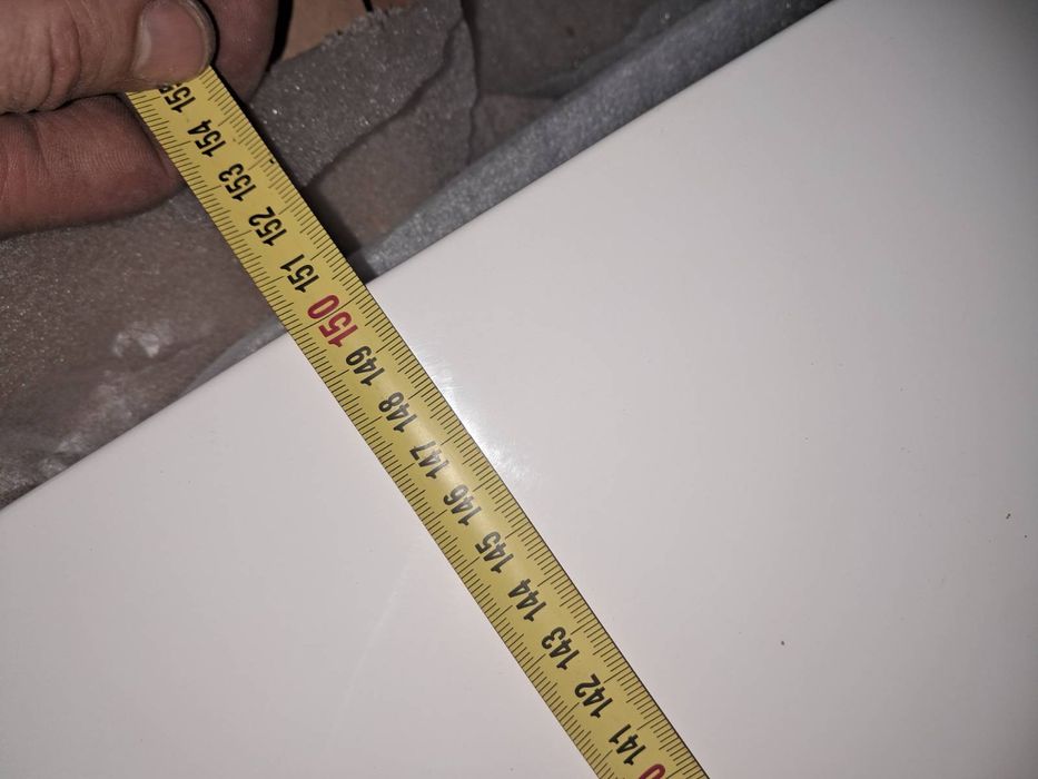 Umywalka podwójna biała