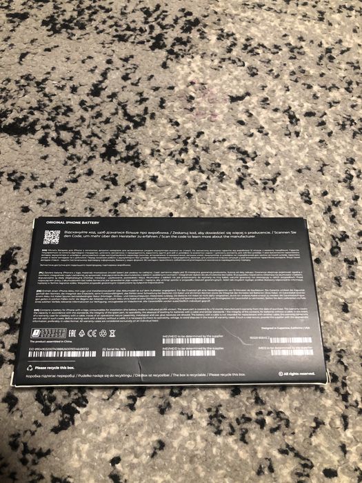 Батарея iphone 11 pro, 100%