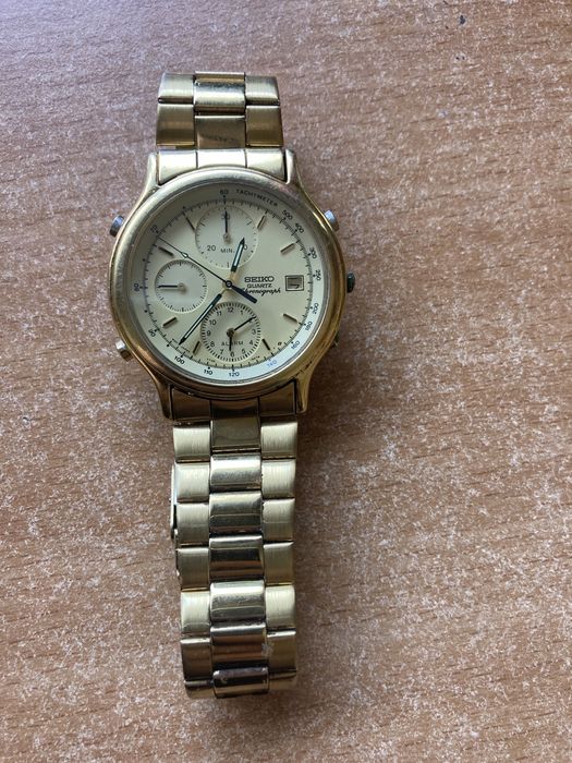 Relogio Seiko dourado
