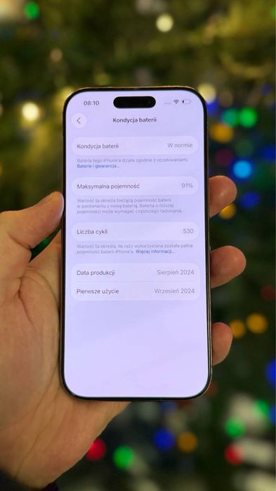 WYPRZEDAŻ iPhone 16 Pro 512GB BATERIA 91% GWAR 12 miesiecy RATY 0%