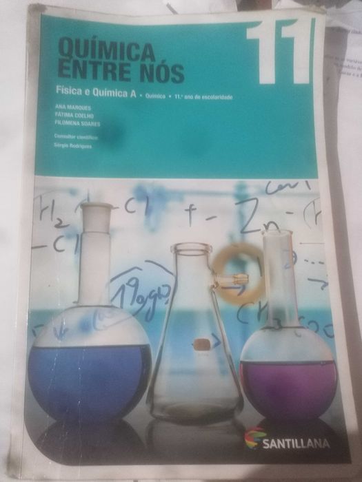 Livro de Quimica "Quimica entre Nós" 11º Ano Santillana