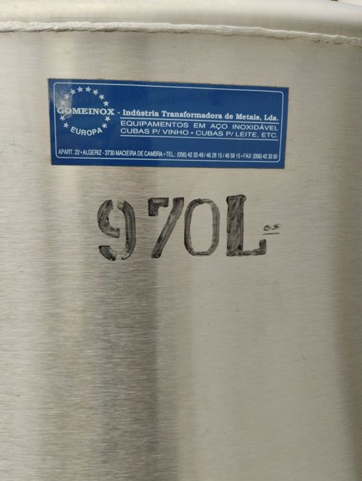 Cubas depósitos Inox