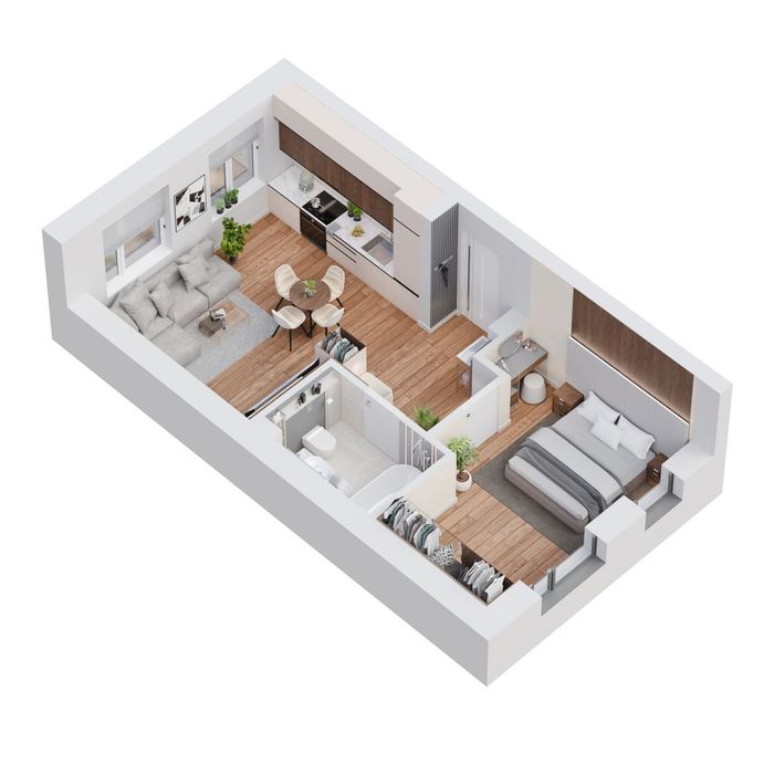 2 pokoje 41,2 m² | 150 m od Manufaktury | nowa inwestycja
