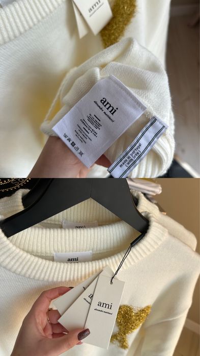 В НАЯВНОСТІ Амі Paris білі светрики, найкраща якість