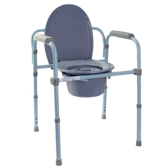 Складаний медичний сталевий стілець-туалет OSD-2120C