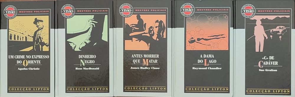 20 livros Colecção Lipton Mestres Policiais