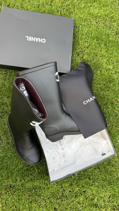 Kaloszy Premium  kozaki Chanel buty