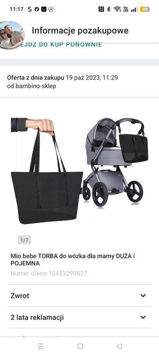 Torba dla maluszka