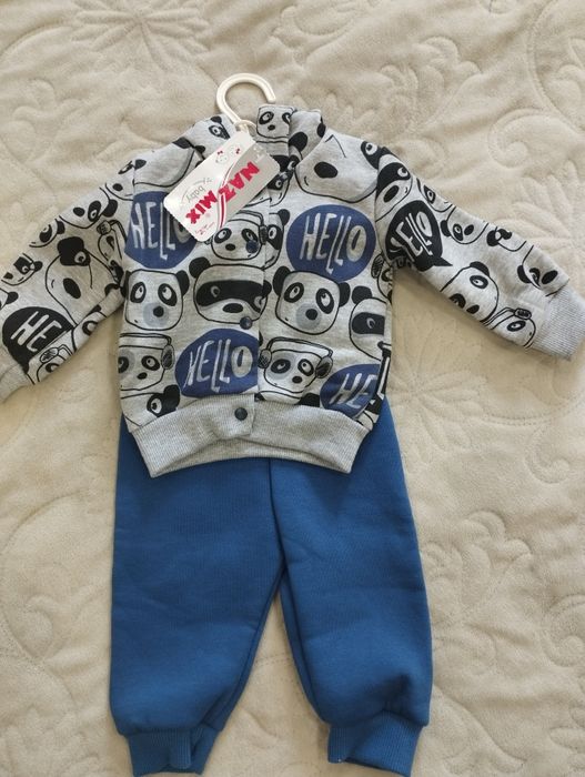 Теплий костюм для хлопчика 6м