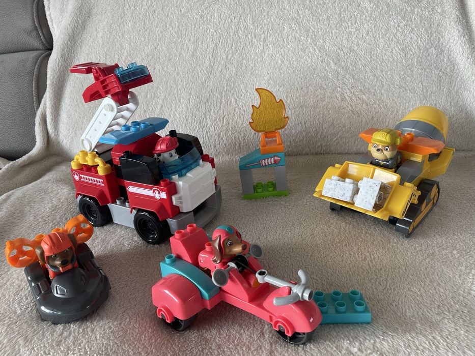 Mega Blocks Psi Patrol 3 zestawy Rubble Marshal Liberty