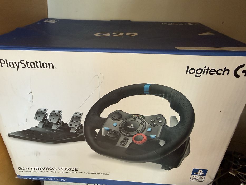 Кермо Logitech G29 Driving Force для PS5, PS4, PS3