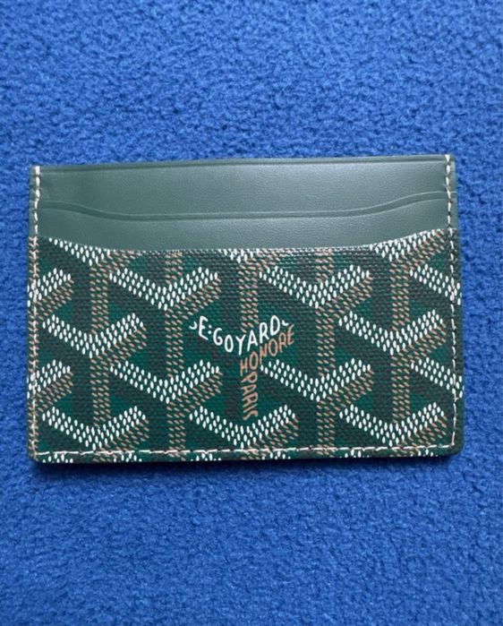 Porta-cartões Goyard Verde – Clássico e Elegante