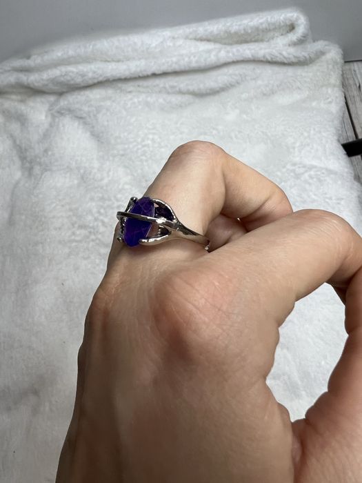 Pierścionek metal metalowy elegancki szykowny aesthetic alternative