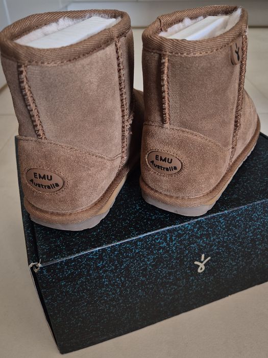 Bity dziecięce śniegowce emu wallaby mini chestnut 29 30