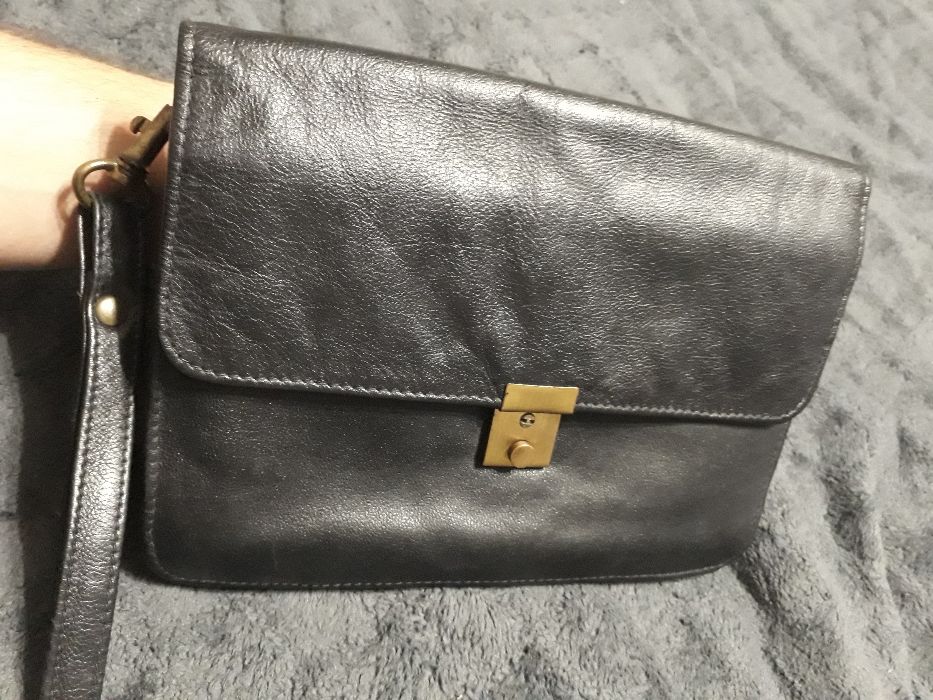 Кожанная барсетка. Мужской клатч