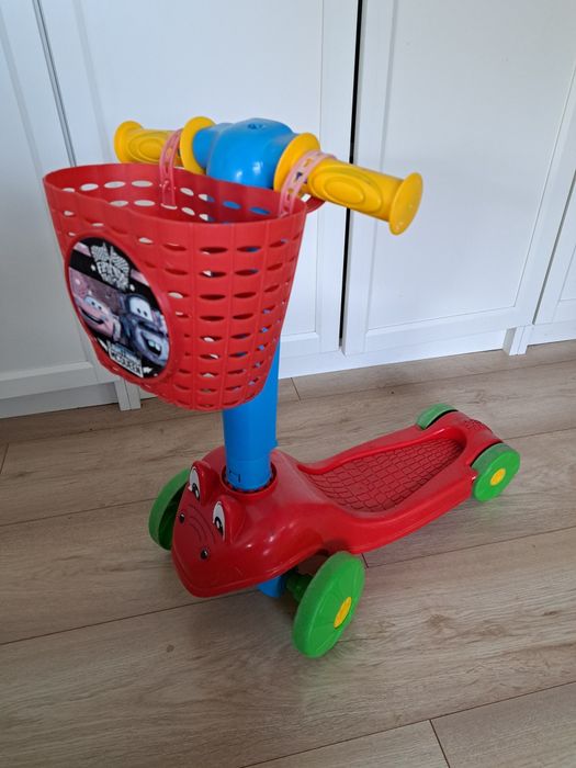 Hulajnoga dziecięca, dla malucha, zygzak, lightning McQueen autka cars