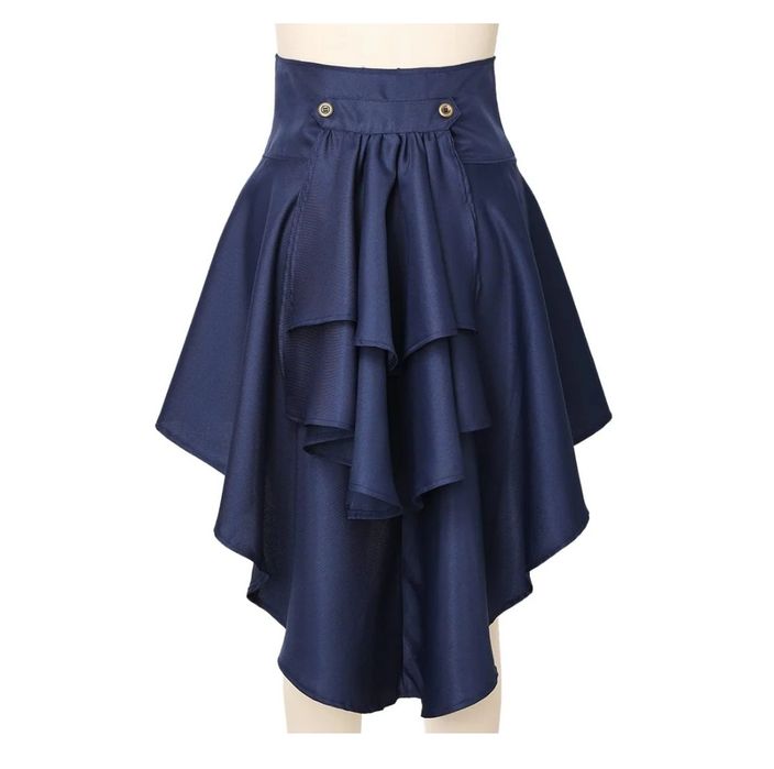 COSDREAMER Damska spódnica steampunkowa - Pasek z marszczeniem - Gorse