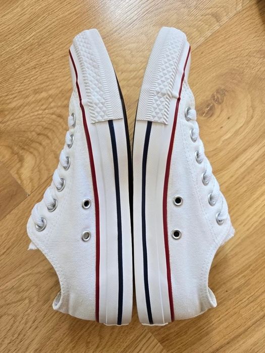 Converse białe trampki tenisówki rozm. 37,5 y2k retro pinterest