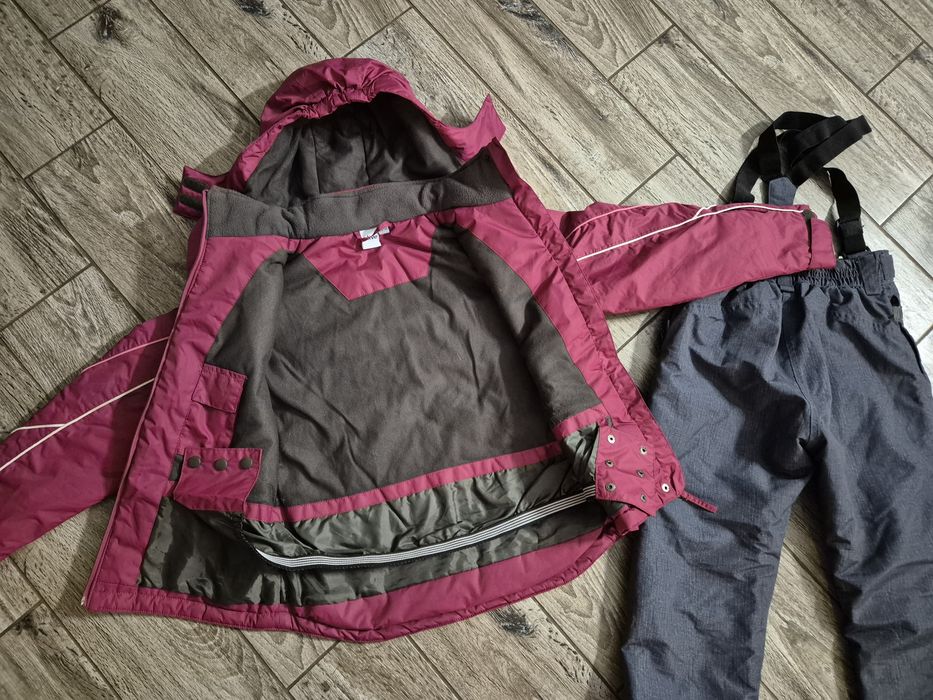 Kurtka i spodnie zimowe na 134-140cm bdb stan