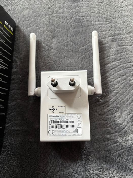 Wzmacniacz sygnału ASUS RP-N12 Wireless-N300 Repeater/Access Point
