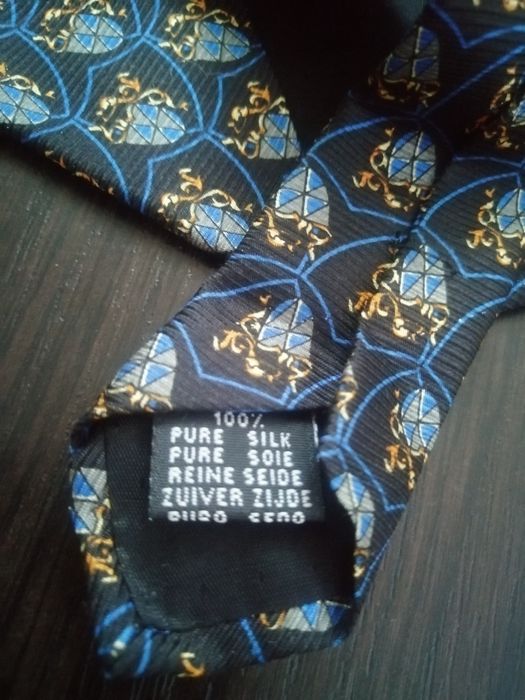 REINE seide jedwabny krawat 100%silk