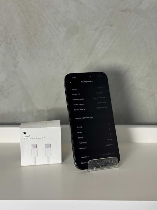 Sklep! Apple iPhone 14 Pro Max Black 128GB | 85% Bateria | Gwarancja 3 Miesiące | Faktura VAT marża