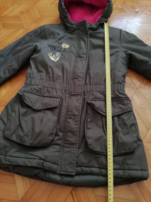 Kurtka płaszcz dziewczęce na 146 cm wzrostu